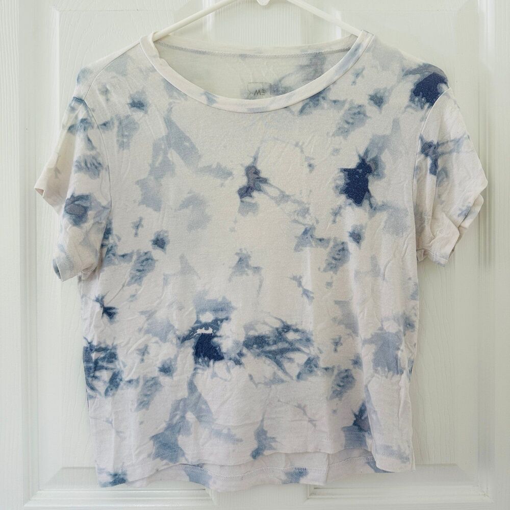 Pacsun x Me To We Blue Tie Dye Shirt Top, size small
